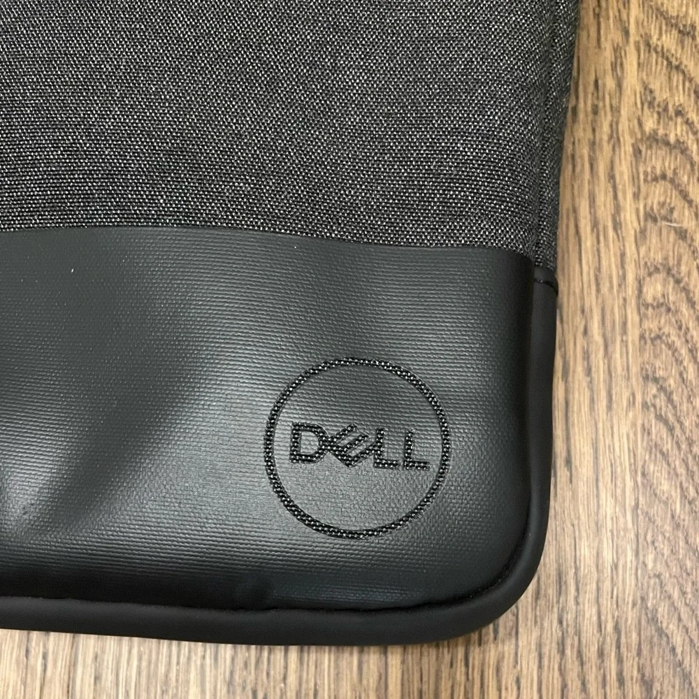 DELL Black & Dark Grey Laptop Bag. Measurements in pictures.
